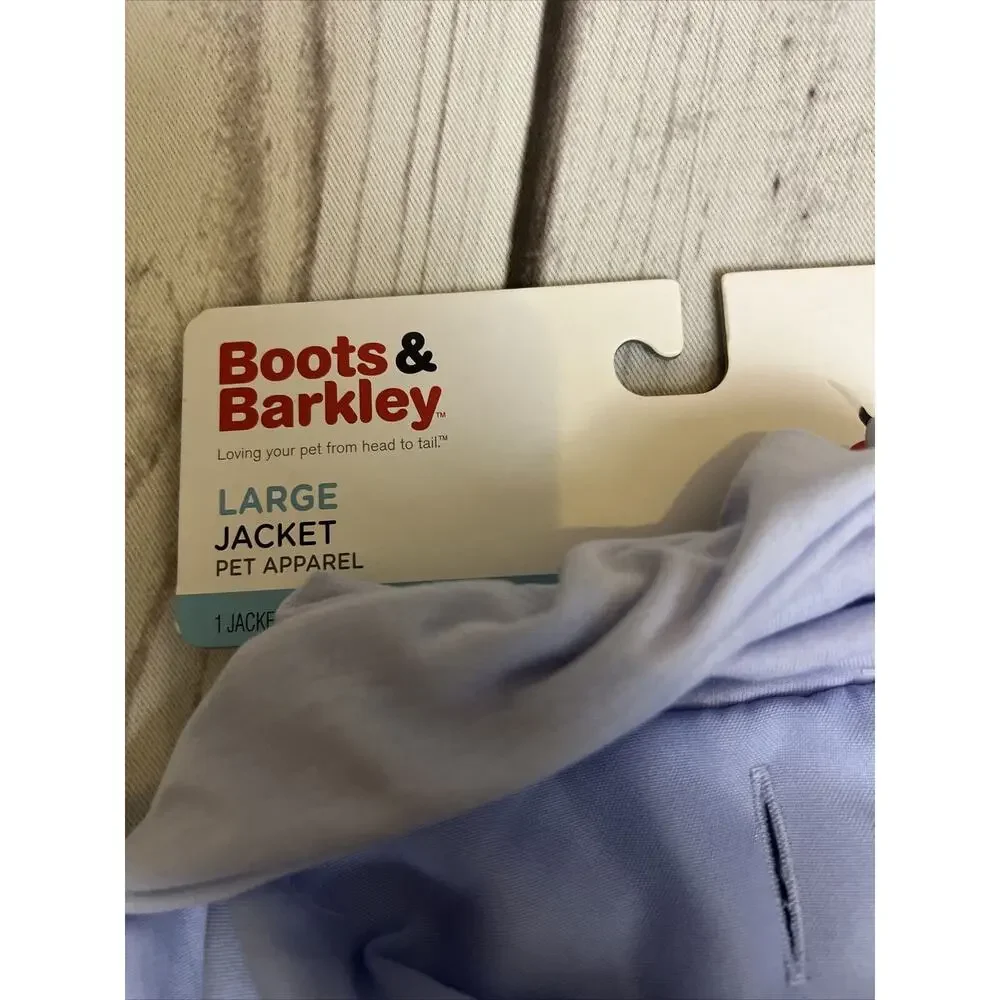 Boots & Barkley Dog Jacket with pocket and turtleneck Lightweight L NWT